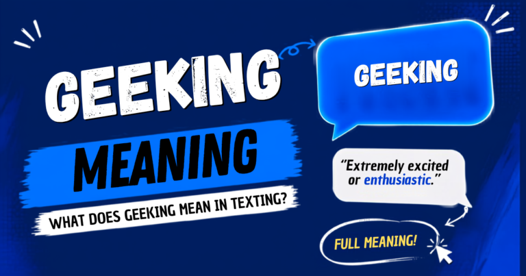 Geeking Meaning