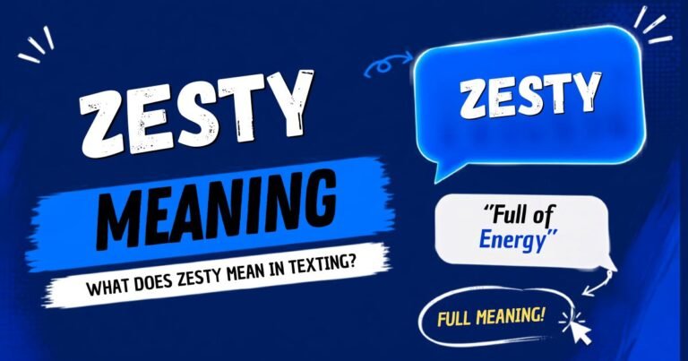 ZESTY Meaning