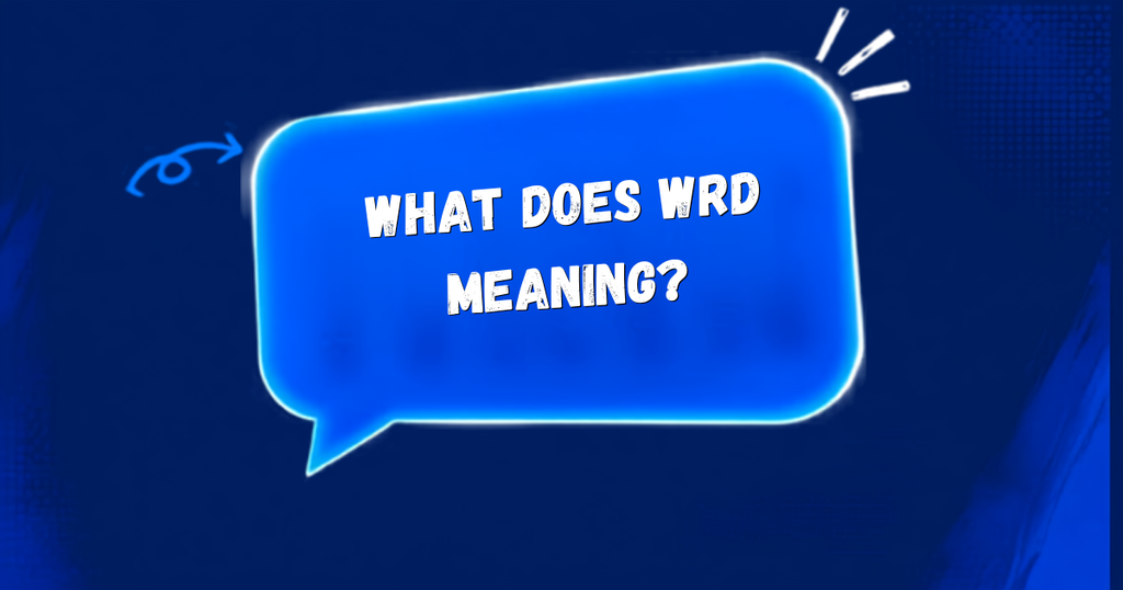 WRD Meaning in Text